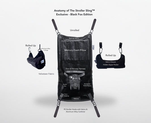Stroller Sling™ – Black Fox Edition